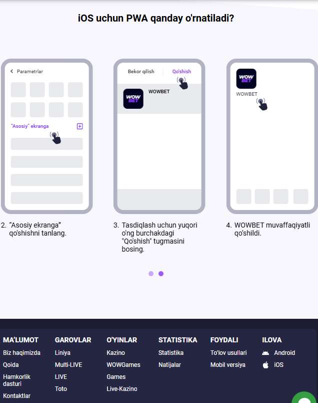 iOS da muqobil mobil ilovani o‘rnatish bo‘yicha ko‘rsatma