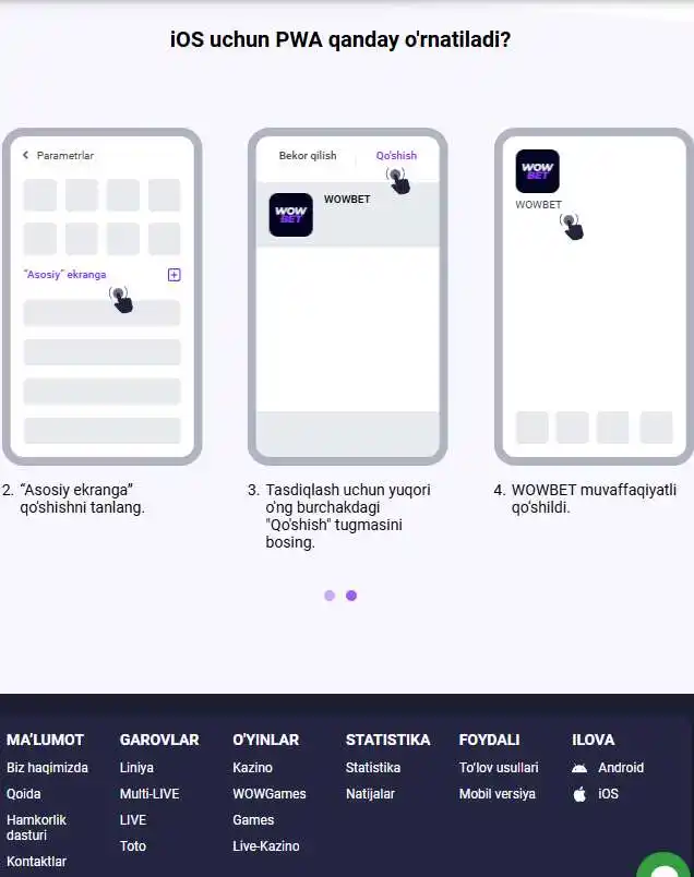 iOS da muqobil mobil ilovani o‘rnatish bo‘yicha ko‘rsatma